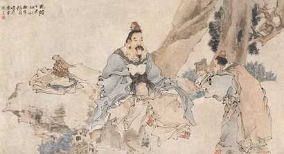 任伯年 丁丑（1877年）作 人物 镜心